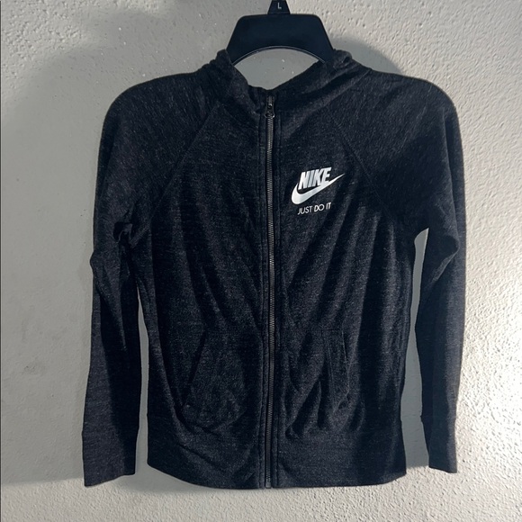 Nike Charcoal Tracksuit with White Accents Top Medium Bottom Small - Picture 4 of 7